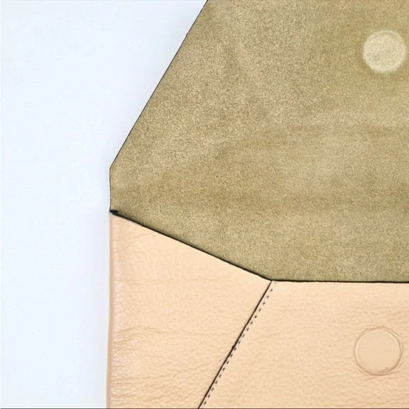 Frank + Oak envelope leather pouch/clutch - Picture 5 of 7